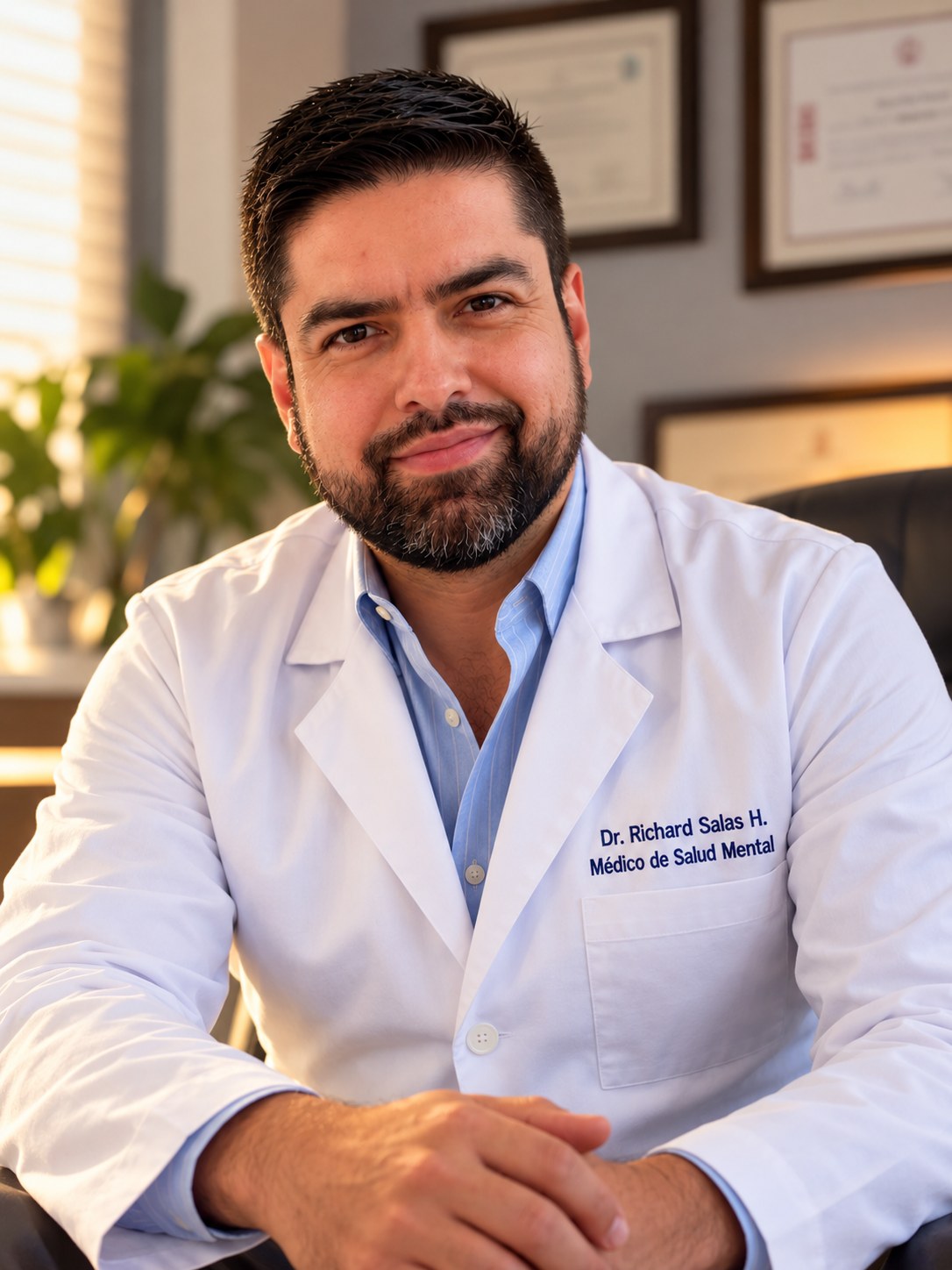 Dr. Richard Salas Hernández, médico de salud mental